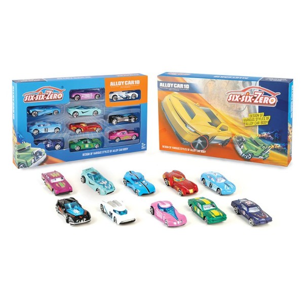 Игрушечный набор машин 10 видов 8621