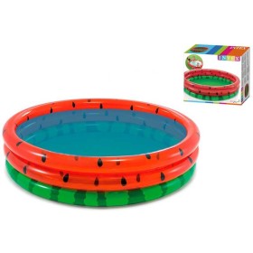 Intex Басейн 58448 NP "Кавун" (6) 3 кільця, від 2 років, діаметр 168см, висота 38см, 581л.