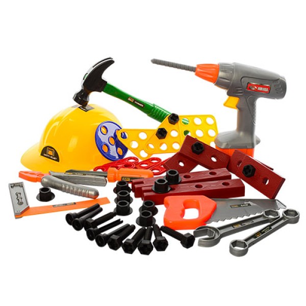 Игровой набор инструментов 2056 в чемоданчике, 48 инструментов