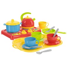 Игрушечный набор посуды 19 предметов 1554