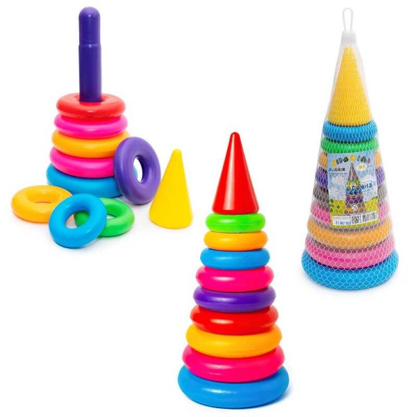 Іграшка дитяча "Піраміда №2" 018 (20) "BAMSIC"