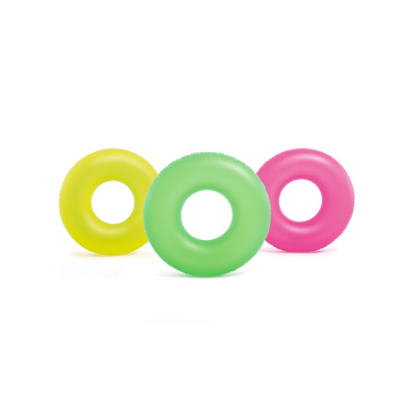 Коло надувне 59262 (24шт) "Матовий" 3 види, вініл (9+ років) 91см