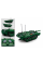 Конструктор Sluban M38-B1010 Шведский Танк STRV-103 с фигурками, 692 детали