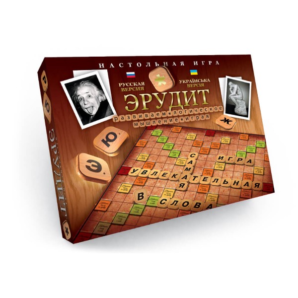 Настольная логическая игра "Эрудит" DT G4-UA