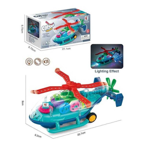 Гелікоптер YJ 388-66 (96/2) звук, підсвічування, колесо вільного ходу