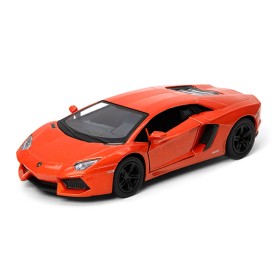 Машинка Kinsmart 1:38 Lamborghini Aventador LP 700-4 металлическая инерционная (оранжевый) KT5355W