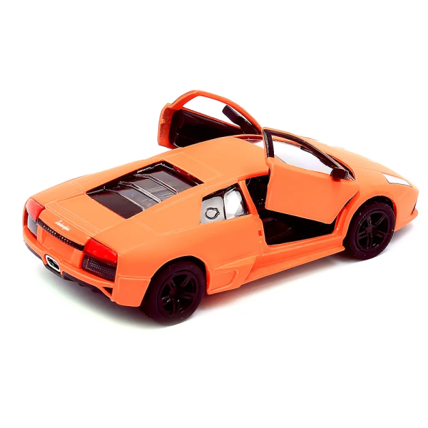 Металлическая машинка Kinsmart 1:36 Matte Lamborghini Murcielago LP640, инерционная, оранжевая, KT5370W
