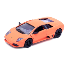 Металлическая машинка Kinsmart 1:36 Matte Lamborghini Murcielago LP640, инерционная, оранжевая, KT5370W