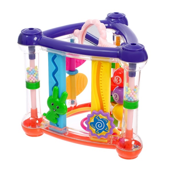 Развивающий учебный комплекс для малышей до года Сортер (лабиринт, трещотка, погремушка) BA8725