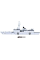 Конструктор SLUBAN M38-B0702 Військовий корабель, 1: 450, 33см, вертоліт, 417 деталей