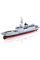 Конструктор SLUBAN M38-B0702 Військовий корабель, 1: 450, 33см, вертоліт, 417 деталей