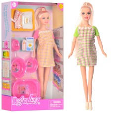 Кукла DEFA Lucy Беременная с малышом и аксессуарами (8350)