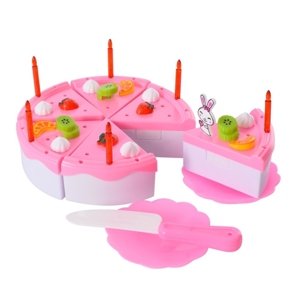Игровой набор торт на липучках YH-055E Игрушечный набор чаепития детский