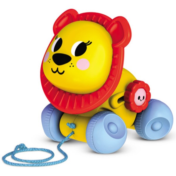 Каталочка Kids Hits "Лев с подвижной головой и шнурком" KH22/002