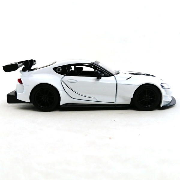 Машинка металева Kinsmart 1:36 Toyota GR Supra Racing Concept KT5421W інерційна, двері відчиняються / Білий