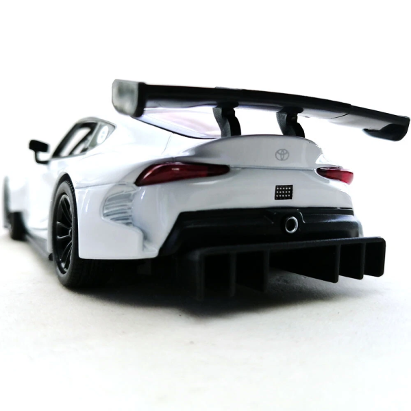 Машинка металева Kinsmart 1:36 Toyota GR Supra Racing Concept KT5421W інерційна, двері відчиняються / Білий