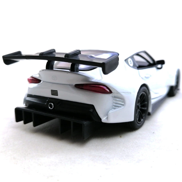 Машинка металева Kinsmart 1:36 Toyota GR Supra Racing Concept KT5421W інерційна, двері відчиняються / Білий