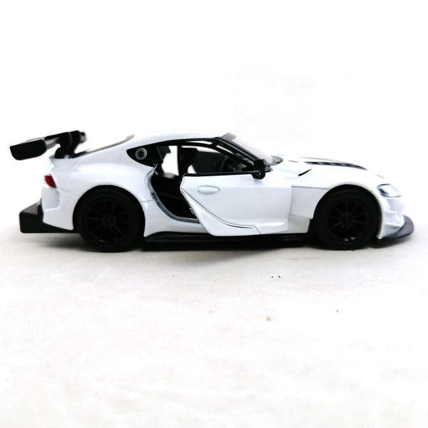Машинка металева Kinsmart 1:36 Toyota GR Supra Racing Concept KT5421W інерційна, двері відчиняються / Білий
