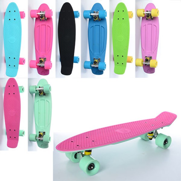 Скейт MS 0750-1 пенні борд Чорний