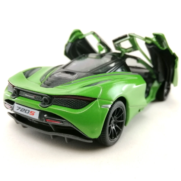 Машинка металева Kinsmart KT5403WG 1:36 McLaren MSO 720S інерційна, двері відчиняються / Зелений