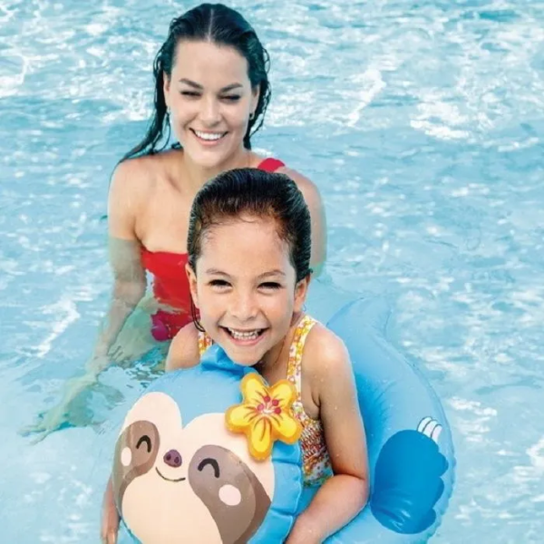 Коло надувне Intex 59220 "Лінивець" вініл, (3-6 років)