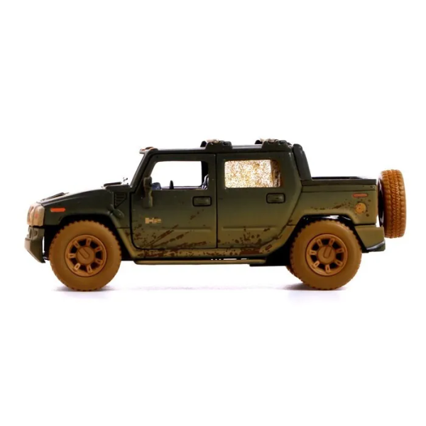 Модель машины Kinsmart 1:40 "HUMMER H2 SUT (Muddy)" инерция KT5097WY / Черный