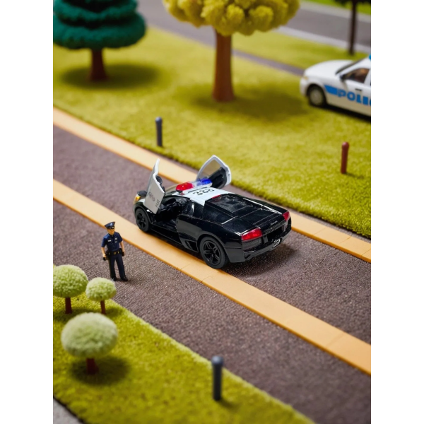 Машинка металлическая Kinsmart 1:36 Lamborghini Murcielago LP640 (Police) KT5317WP