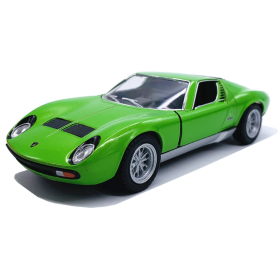 Машинка металева Kinsmart KT5390W 1:34 1971 Lamborghini Miura P400 SV інерційна, двері відчиняються / Зелений
