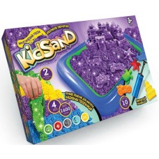 Кинетический песок "KidSand" 1600 г с песочницей