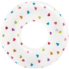 Надувной круг для плавания "Сердца" 81 см от 8 лет Цветное Intex 59259NP