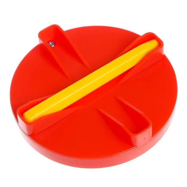 Планшет навчальний Магнітне малювання, 120 отворів, 380-12A колір червоний