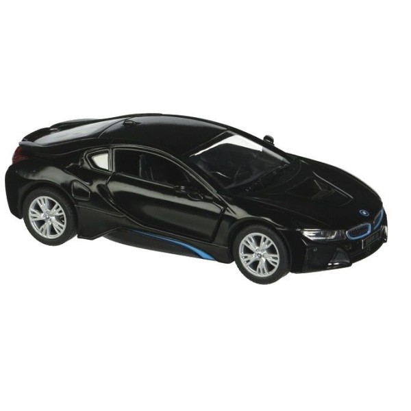 Машинка металлическая Kinsmart 1:36 BMW i8 инерционная, цвет Черный KT5379W