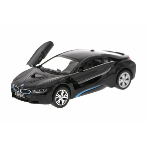 Машинка металлическая Kinsmart 1:36 BMW i8 инерционная, цвет Черный KT5379W