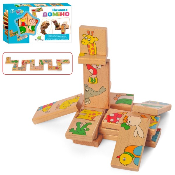 Деревянная игрушка Домино MD 2146