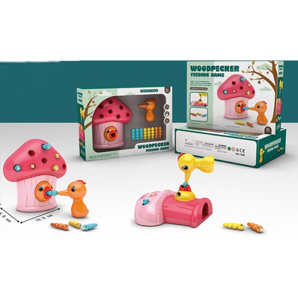 Игра магнитная "Накорми Птенца" / Магнитная рыбалка / Развивающий игровой набор 7206