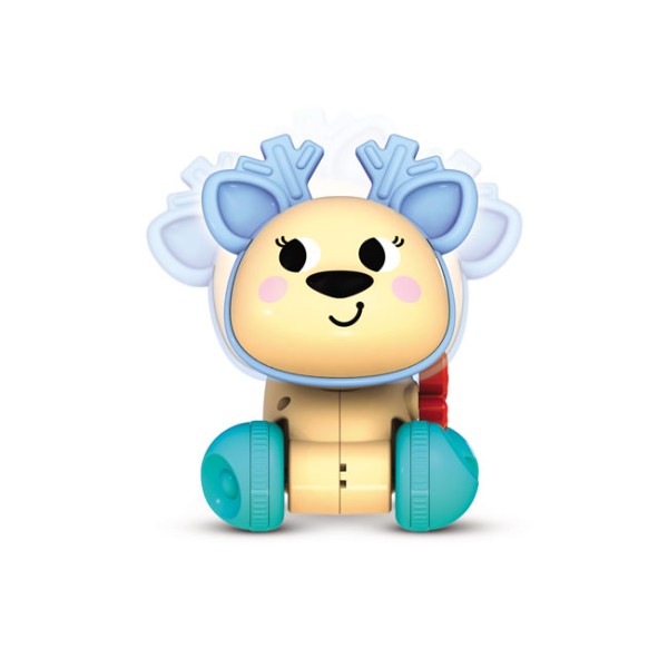 Каталочка Kids Hits Олень с подвижной головой и шнурком KH22/003