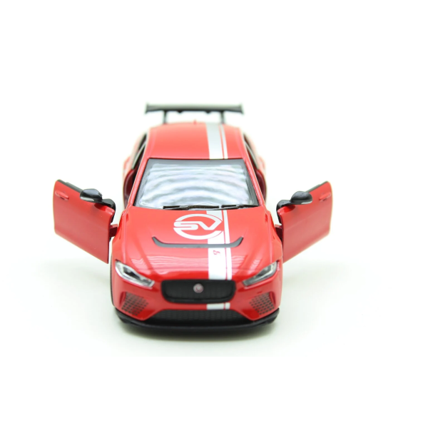 Металева машинка Kinsmart 1:38 Jaguar SV Project 8 Livery Edition KT5416WF, інерційна / Червоний