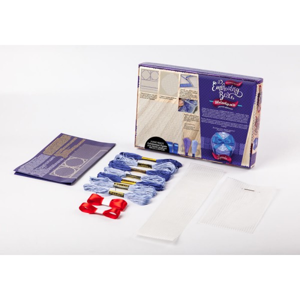 Творческий набор: Вышивка и декорирование шкатулки Embroidery Box EMB-01-02