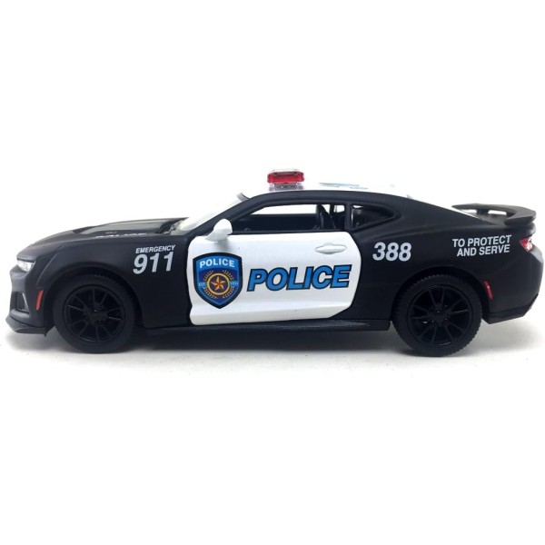 Машинка металева Kinsmart 1:38 "2017 Camaro ZL1" Black Color Police Car KT5399WPR