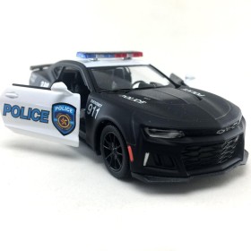 Машинка металлическая Kinsmart 1:38 "2017 Camaro ZL1" Black Color Police Car KT5399WPR
