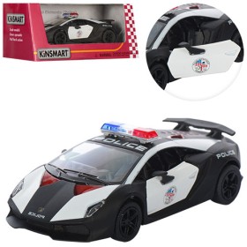 Масштабная модель Kinsmart 1:38 Lamborghini Sesto Elemento (Police) KT5359WP