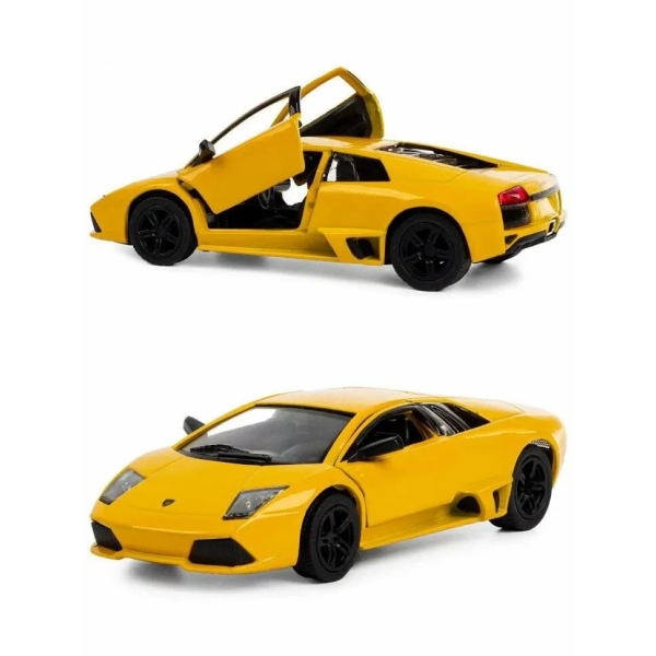 Машинка металева Kinsmart 1:36 Lamborghini Murcielago LP640 KT5317W / Жовтий