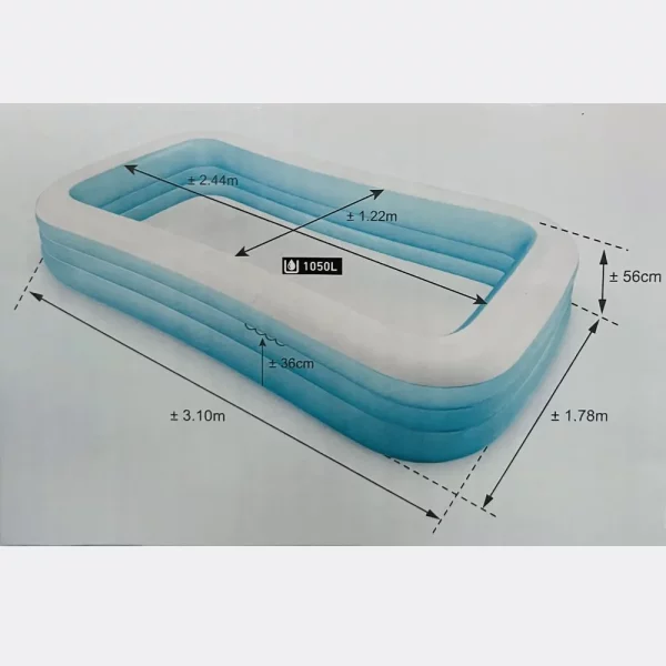 Басейн надувний INTEX 58484 сімейний 305х183х56см