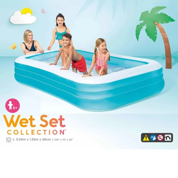 Басейн надувний INTEX 58484 сімейний 305х183х56см