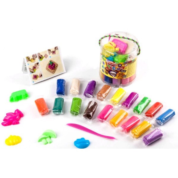 Тесто для лепки "Master Do" туба 18 цветов TMD-01-05