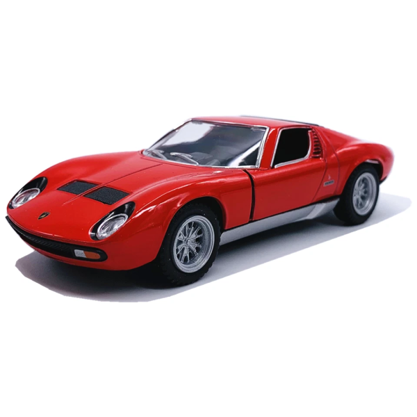 Машинка металева Kinsmart KT5390W 1:34 1971 Lamborghini Miura P400 SV інерційна, двері відчиняються / Червоний