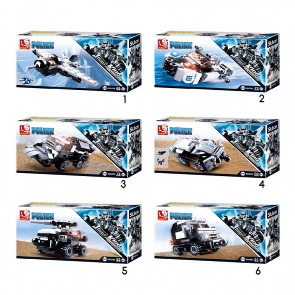 Конструктор Sluban Поліція: Робот-Трансформер 384 деталі M38-B0635 (6в1)