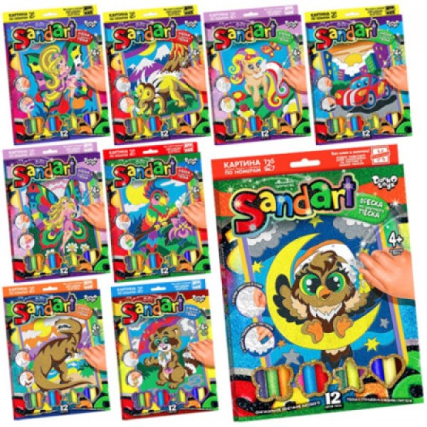 Набор Фреска из цветного песка "Sand Ar ДАНКО ТОЙС Без возможности выбора