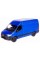 Металлическая машинка Kinsmart 1:48 Mercedes-Benz Sprinter KT5426W - инерционная модель в коробке, сделана в синем цвете