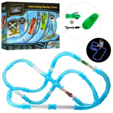 Радиоуправляемый гоночный трек - туннель гибкий "Гонки в трубе" 72 детали 022-1